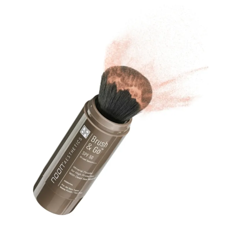Noon Aesthetics Brush & Go SPF 50 | Mineraalne Pulber 2 × 5 ml