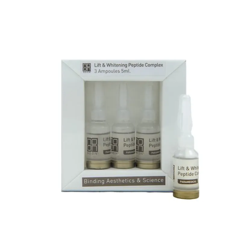 NOON Aesthetics Lift & Whitening Peptide Complex | Лифтинг-серум с пептидным комплексом для уменьшения пигментации 3 × 5 мл