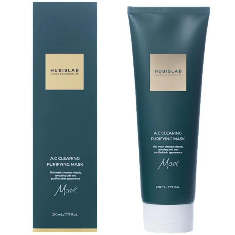 HUBISLAB A.C Clearing Purifying Mask | Puhastav näomask probleemsele ja rasusele nahale 230 ml