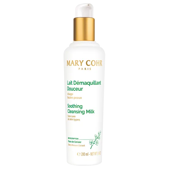 Mary Cohr Soothing Cleansing Milk | Мягкое успокаивающее очищающее молочко для лица и снятия декоративной косметики 200 мл