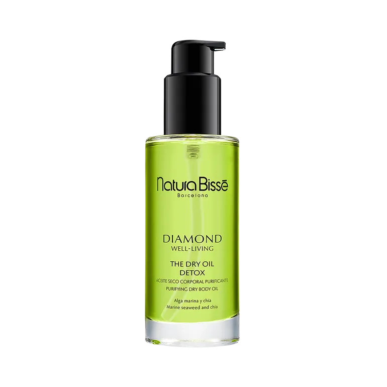 Natura Bissé Diamond Well‑Living The Dry Oil – Detox | Очищающая и балансирующая сухая масло для тела с морскими водорослями и маслом чиа 100 мл