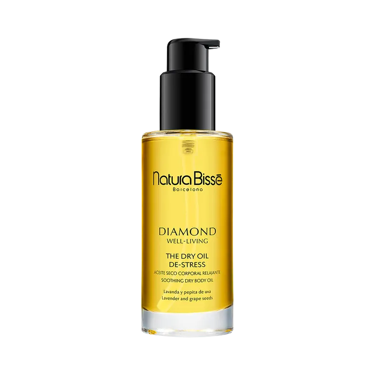 Natura Bissé Diamond Well-Living The Dry Oil – De-Stress | Успокаивающее сухое масло для тела с лавандой и маслом виноградных косточек 100 мл