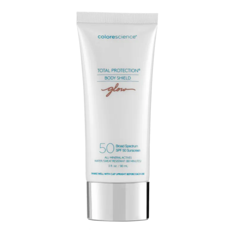 Colorescience Total Protection® Body Shield Glow SPF 50 | Минеральный SPF для тела с сиянием 90 мл