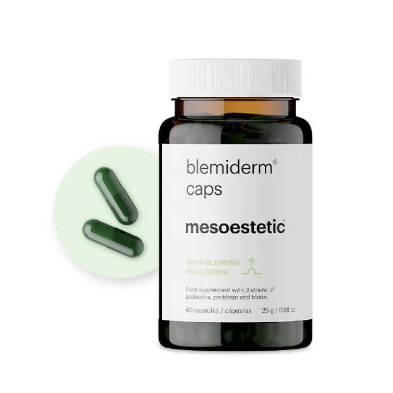 Mesoestetic blemiderm® caps | Toidulisand aknele kalduvale nahale 60 kapslit