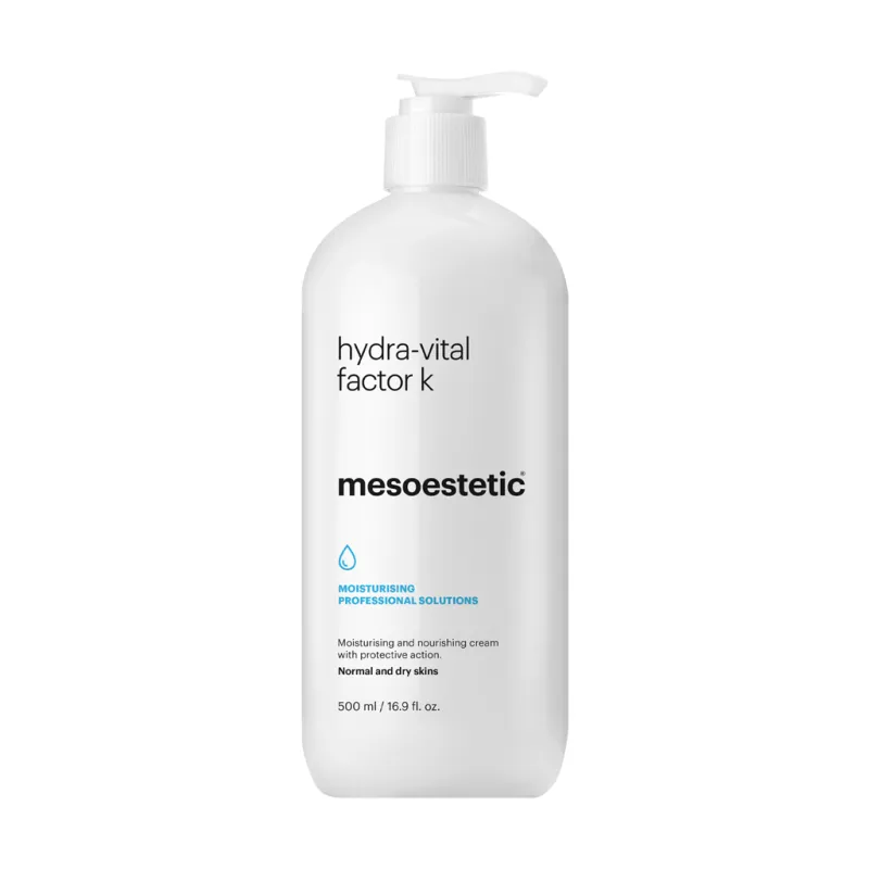 Mesoestetic Hydra-Vital Factor K | Professionaalne intensiivselt niisutav ja toitav näokreem 500 ml