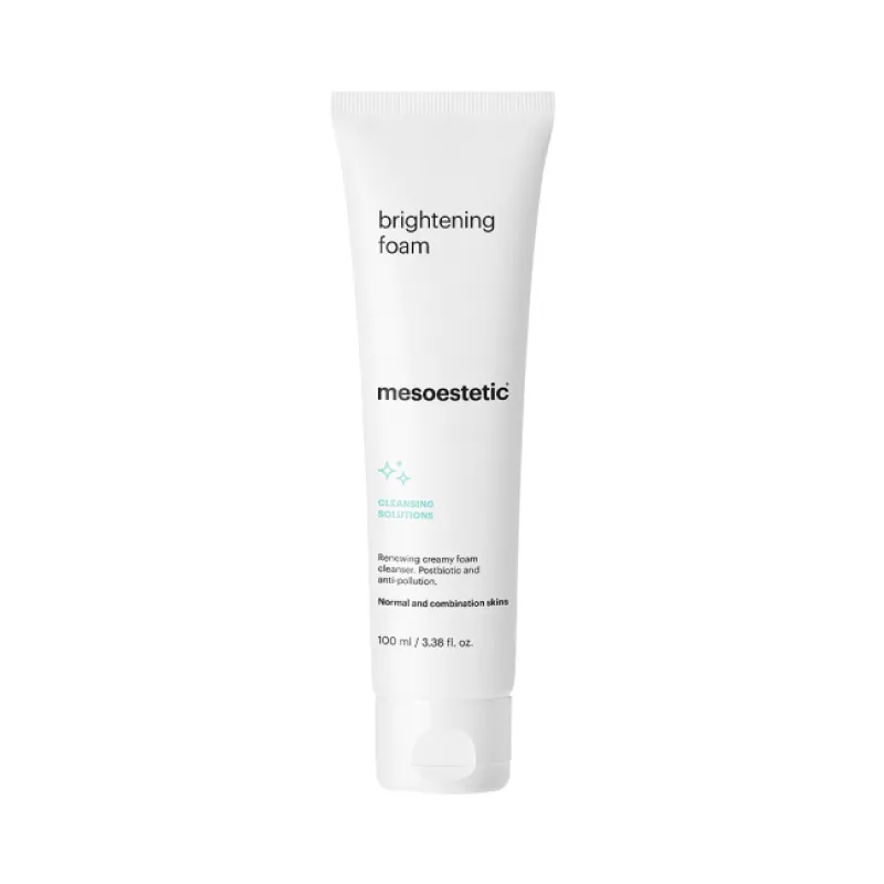 Mesoestetic Brightening Foam | Кремообразная очищающая пенка для лица 100 мл