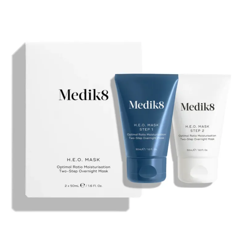 Medik8 H.E.O Mask | Kaheastmeline öömask 2 x 50 ml