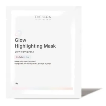 THESERA Glow Highlighting Mask | Осветляющая сияющая маска для лица 1 x 25 g