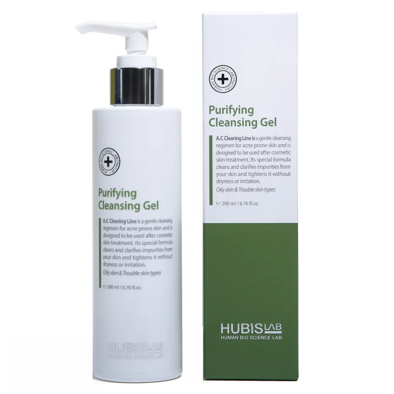 HUBISLAB Purifying Cleansing Gel | Sügavpuhastav geel rasusele ja probleemsele nahale 200 ml