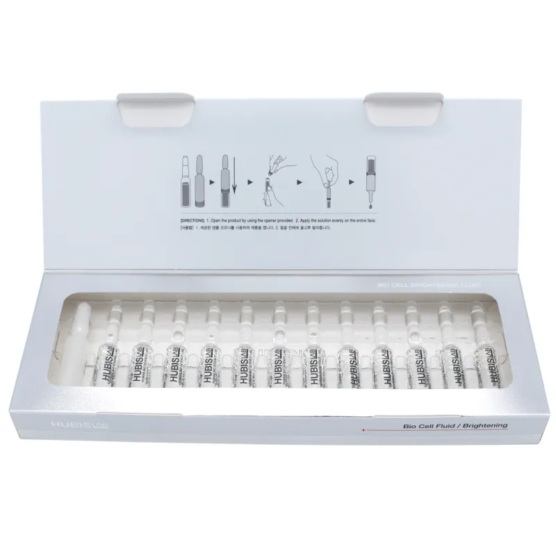 HUBISLAB Bio Cell Brightening Fluid | Valgustav ampullid naha sära jaoks 2 ml × 12 tk