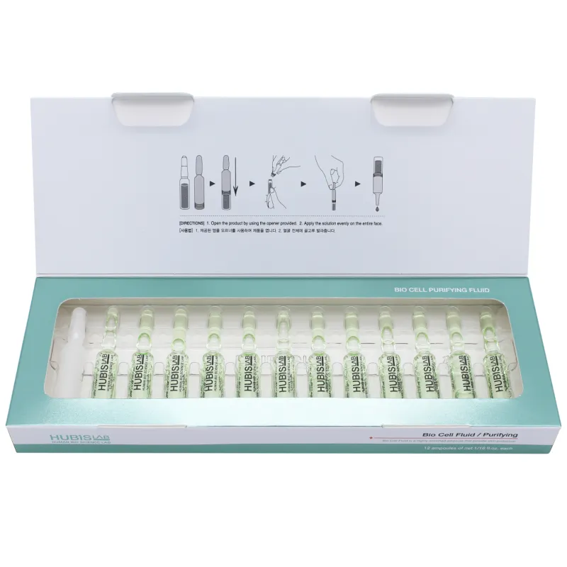 HUBISLAB Bio Cell Purifying Fluid | Puhastavad ampullid probleemsele nahale 2 ml × 12 tk